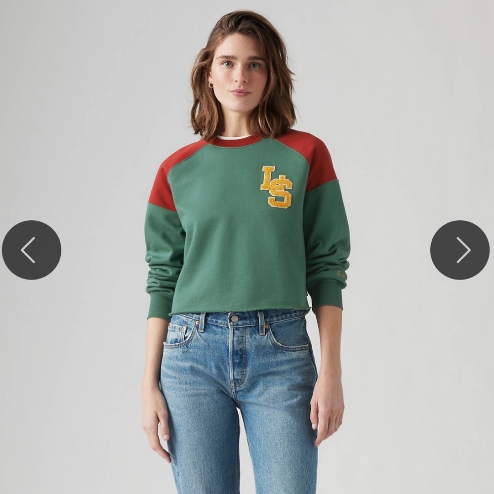 Levi’s CAMPOUT CREW SWEATSHIRT Small NWOT